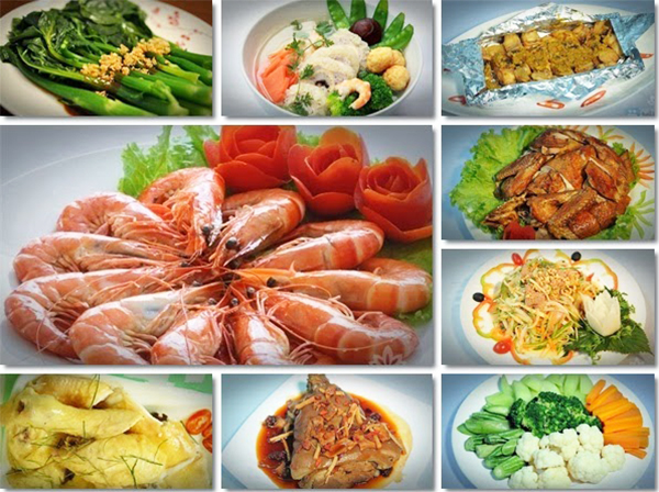 Thực đơn tiệc cưới mùa hè